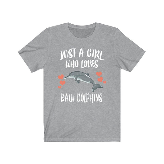Just A Girl Who Loves Baiji Dolphins Shirt - baiji dolphin print design