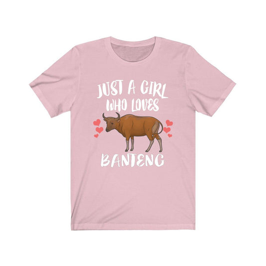 Just A Girl Who Loves Banteng Cows Shirt - banteng print design