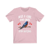 Just A Girl Who Loves Barn Swallows Shirt, Birds Birding Shirt, Swallow Lover Shirt, Swallow Gift Animals Adult Toddler Kids Gift T-Shirt Image 2
