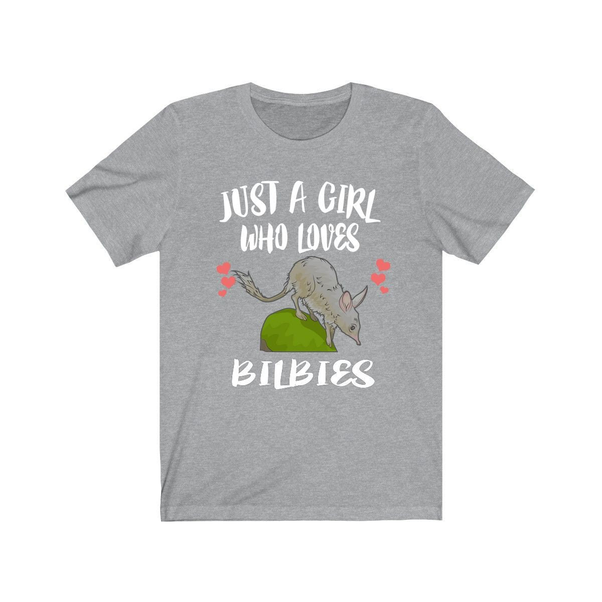 Just A Girl Who Loves Bilbies Animals Shirt, Bilby Gift, Adult Toddler Infant Kids Gift T-Shirt Image 2