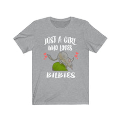Just A Girl Who Loves Bilbies Shirt - bilby print design