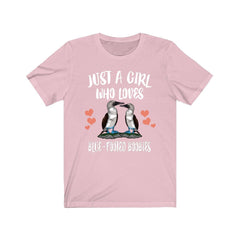Just a girl who loves blue footed boobies Galapagos seabird tee