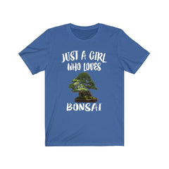 Just A Girl Who Loves Bonsai Trees Shirt - bonsai print design