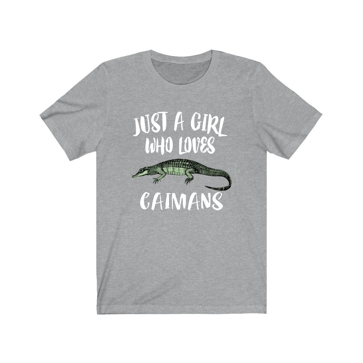 Just A Girl Who Loves Caimans Shirt, Caiman Lover Gift, Caiman Shirt, Animal Adult Toddler Infant Kids Gift T-Shirt Image 2