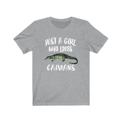 Just A Girl Who Loves Caimans Shirt - caiman print design