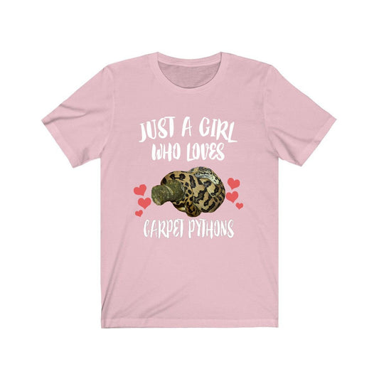 Just A Girl Who Loves Carpet Pythons Shirt - Carpet Python print design