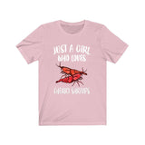 Just A Girl Who Loves Cherry Shrimps Shirt, Shrimp Lover Gift, Aquarium Animal Adult Toddler Infant Kids Gift T-Shirt Image 2