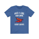 Just A Girl Who Loves Cherry Shrimps Shirt, Shrimp Lover Gift, Aquarium Animal Adult Toddler Infant Kids Gift T-Shirt Image 4