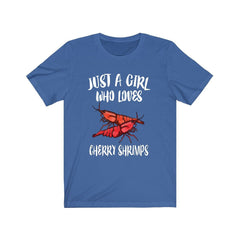 Just A Girl Who Loves Cherry Shrimps Shirt - cherry shrimp print design
