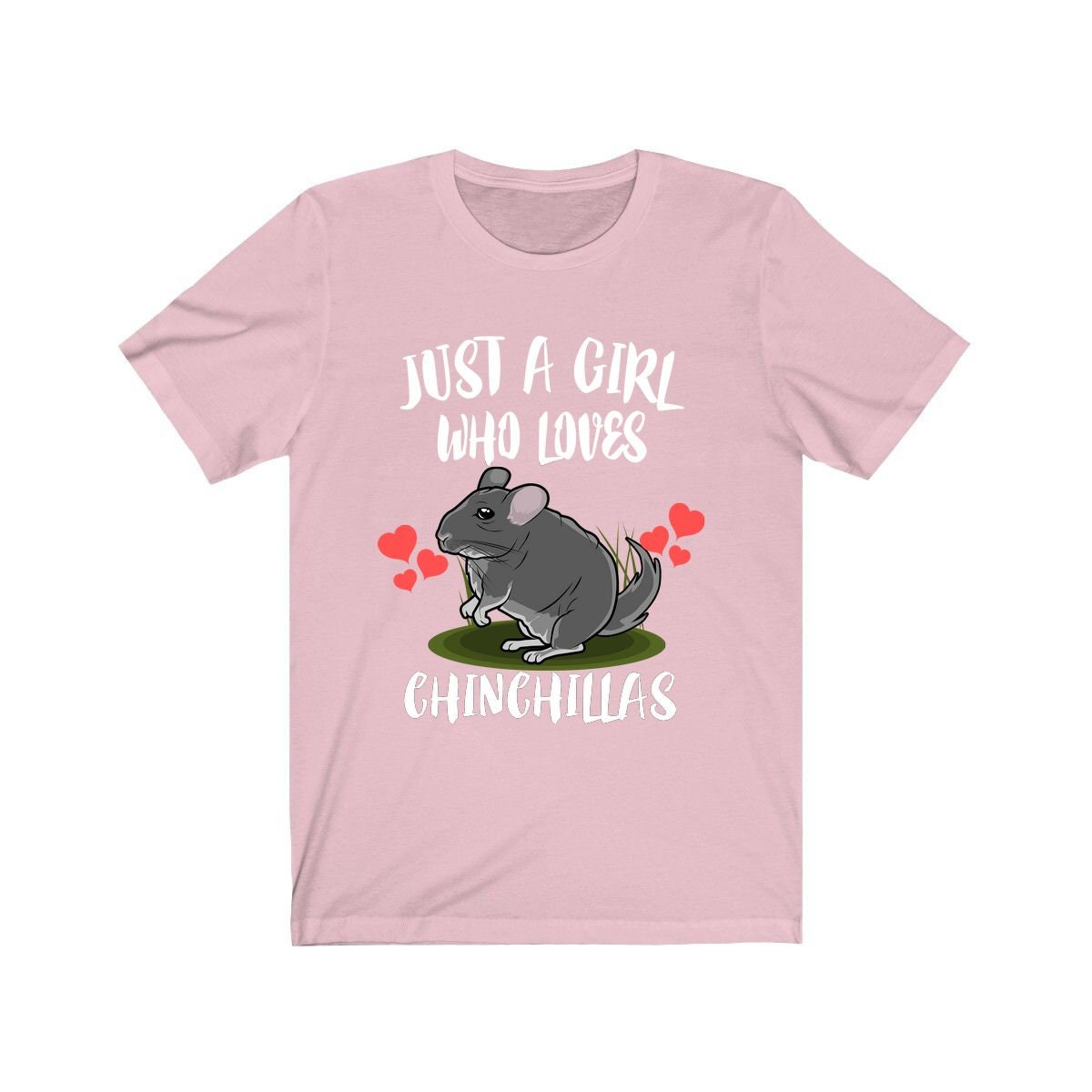 Just A Girl Who Loves Chinchillas Shirt, Chinchilla Owner Gift, Chinchilla Shirt, Animal Toddler Infant Kids Gift T-Shirt Image 1