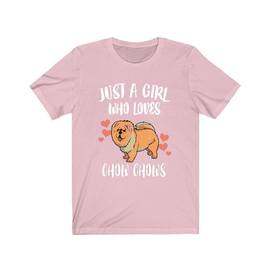 Just a girl who loves chow chows ancient Chinese lion-maned dog tee