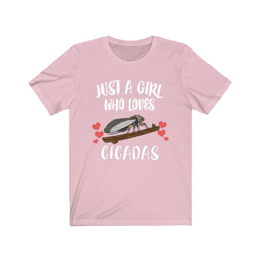 Just a girl who loves cicadas periodical brood summer insect tee