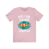 Just A Girl Who Loves Clownfish Shirt, Clownfish Lover Gift, Clownfish Shirt, Animal Toddler Infant Kids Gift T-Shirt Image 2