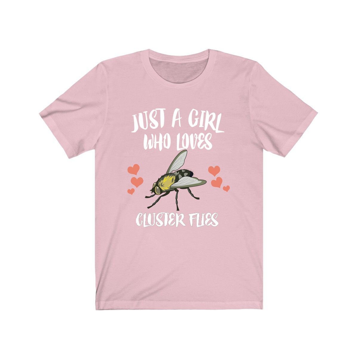 Just A Girl Who Loves Cluster Flies Shirt, Fly Lover Gift, Animal Toddler Infant Kids Gift T-Shirt Image 3