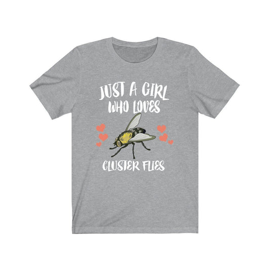 Just A Girl Who Loves Cluster Flies Shirt - cluster fly print design