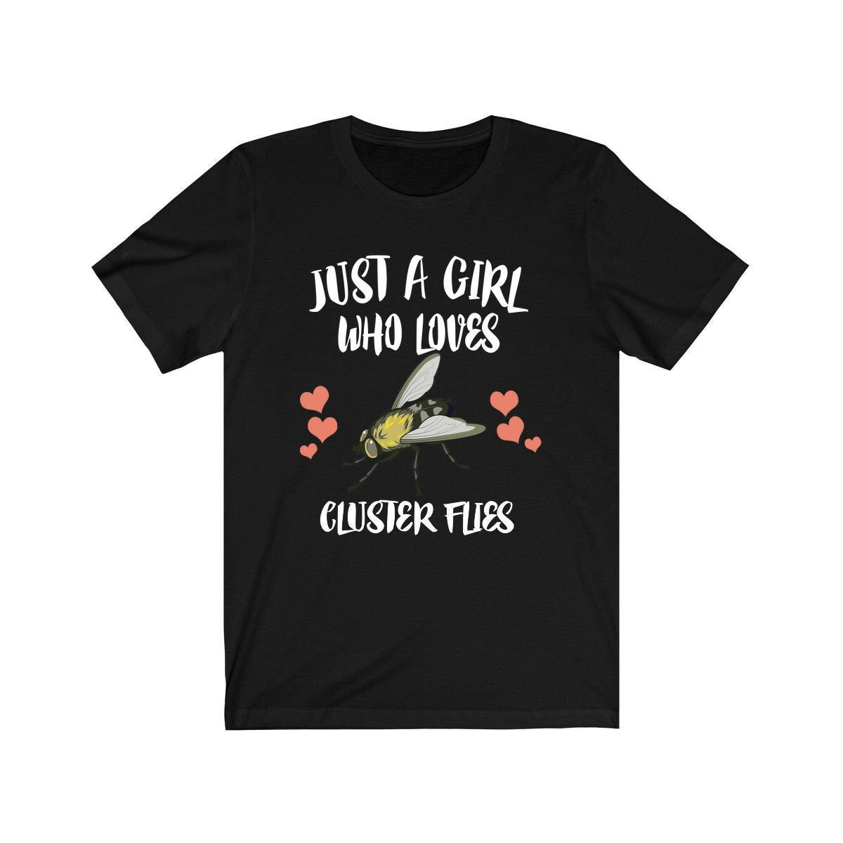 Just A Girl Who Loves Cluster Flies Shirt, Fly Lover Gift, Animal Toddler Infant Kids Gift T-Shirt Image 2