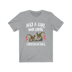 Compsognathus T-Shirt for Girls - compsognathus print design