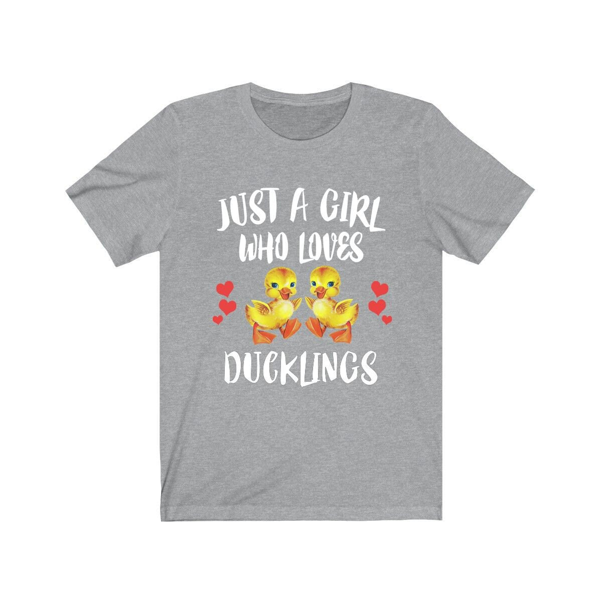 Just A Girl Who Loves Ducklings Shirt, Duck Shirt, Duckling Lover Shirt, Birds Birding Animals Adult Toddler Infant Kids Gift T-Shirt Image 3