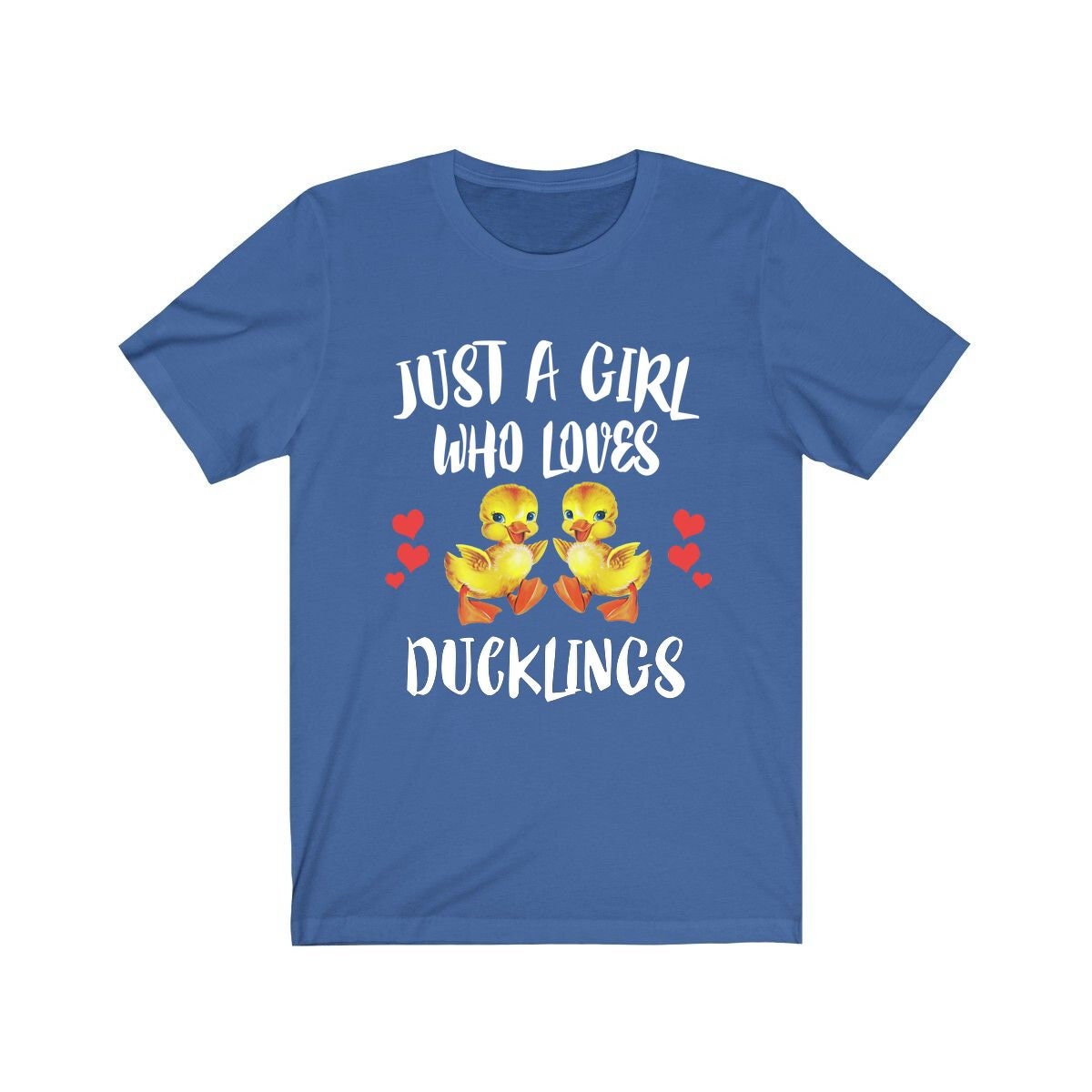 Just A Girl Who Loves Ducklings Shirt, Duck Shirt, Duckling Lover Shirt, Birds Birding Animals Adult Toddler Infant Kids Gift T-Shirt Image 4