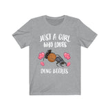 Just A Girl Who Loves Dung Beetles Shirt, Insect Lover Shirt, Dung Beetle Shirt, Adult Toddler Infant Kids Gift T-Shirt Image 4