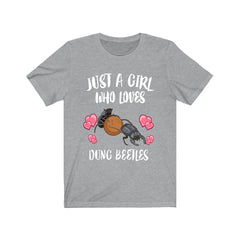 Just A Girl Who Loves Dung Beetles Insect Shirt - dung beetle print design