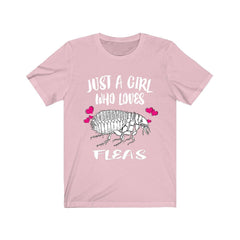 Just A Girl Who Loves Fleas Shirt - flea print design