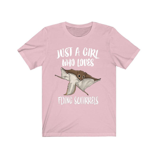Just a girl who loves flying squirrels nocturnal gliding rodent tee