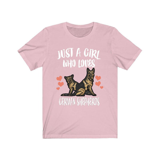 Just A Girl Who Loves German Shepherds Shirt - German Shepherd print design