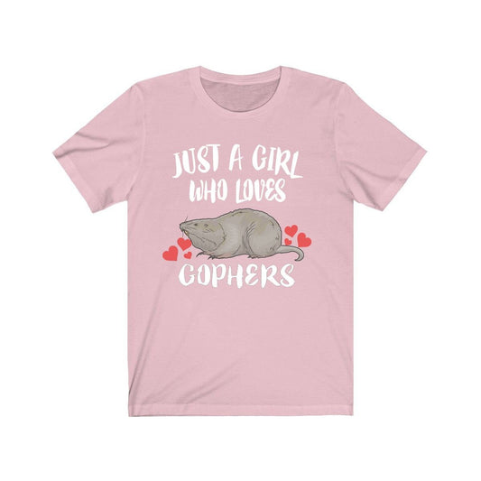 Just A Girl Who Loves Gophers Shirt - gopher print design