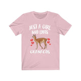 Just A Girl Who Loves Guanacos Animal Lover Adult Toddler Infant Kids Gift T-Shirt Image 2