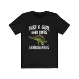 Just A Girl Who Loves Kentrosaurus Dinosaur Shirt, Kentrosaurus Gift, Dinosaur Lover, Animal Lover Adult Toddler Infant Kids Gift T-Shirt Image 1