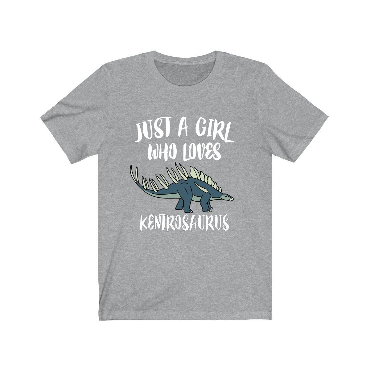 Just A Girl Who Loves Kentrosaurus Dinosaur Shirt, Kentrosaurus Shirt Animal Lover Adult Toddler Infant Kids Gift T-Shirt Image 1