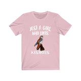 Just A Girl Who Loves Kestrels Shirt, Bird Birding Shirt, Kestrel Lover Shirt, Kestrel Gift, Animal Adult Toddler Infant Kids Gift T-Shirt Image 3