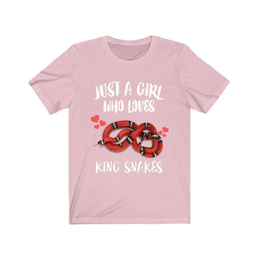 Just A Girl Who Loves King Snakes Shirt - king snake print design