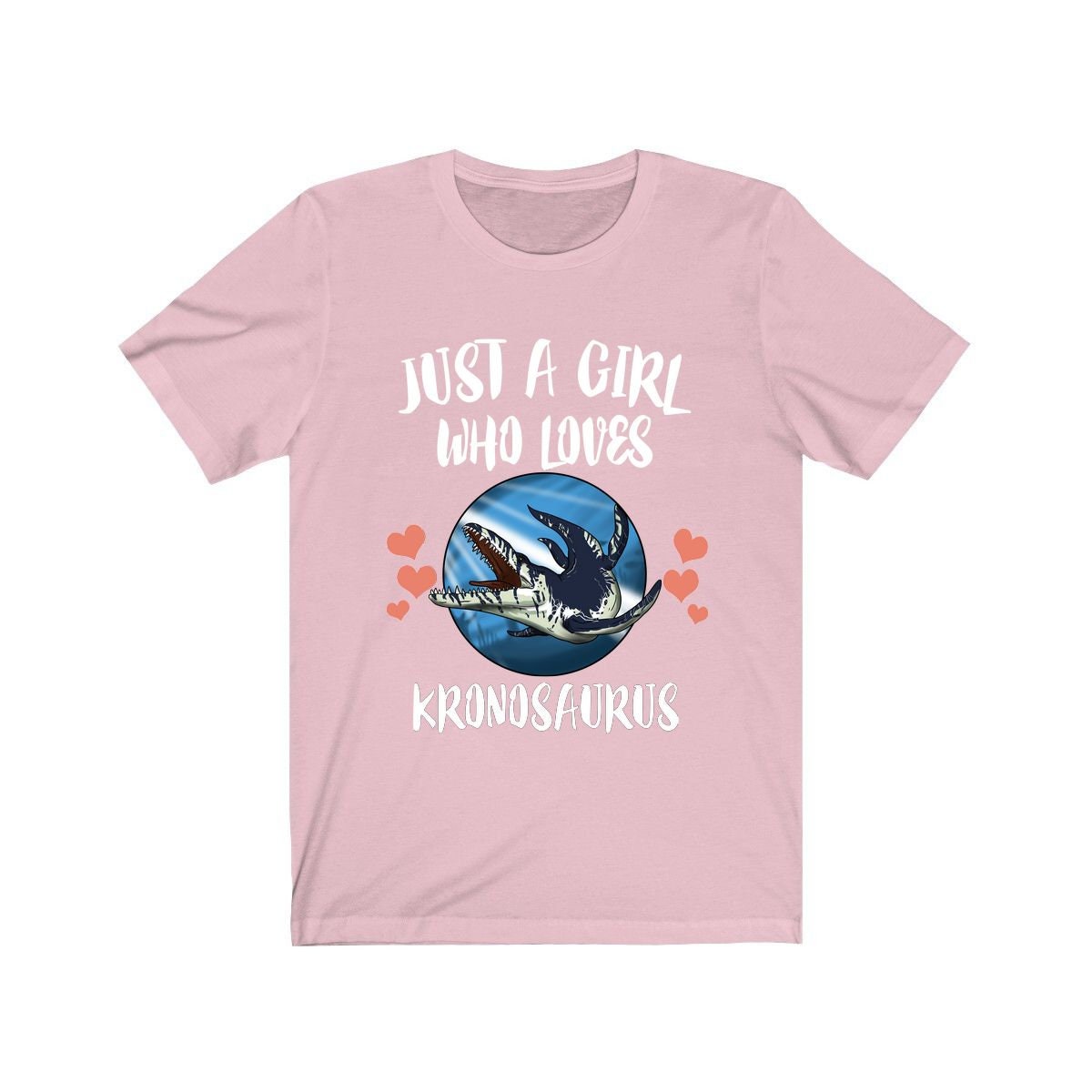 Just A Girl Who Loves Kronosaurus Shirt, Kronosaurus Lover, Dinosaur Lover Shirt, Animal Lover Adult Toddler Infant Kids Gift T-Shirt Image 2