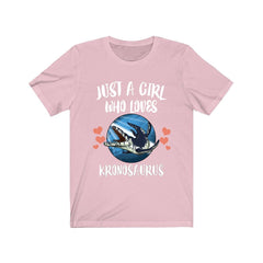 Just A Girl Who Loves Kronosaurus Shirt - Kronosaurus print design