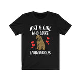 Just A Girl Who Loves Labradoodles Shirt, Dog Owner Gift, Labradoodle Shirt, Animal Lover Adult Toddler Infant Kids Gift T-Shirt Image 1