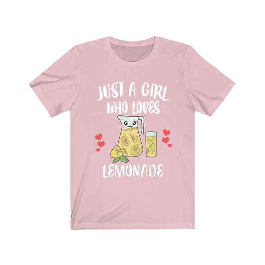 Just A Girl Who Loves Lemonade Shirt - lemonade print design