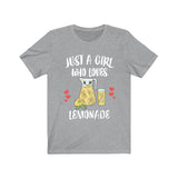 Just A Girl Who Loves Lemonade Drink Lover Adult Toddler Infant Kids Gift T-Shirt Image 3