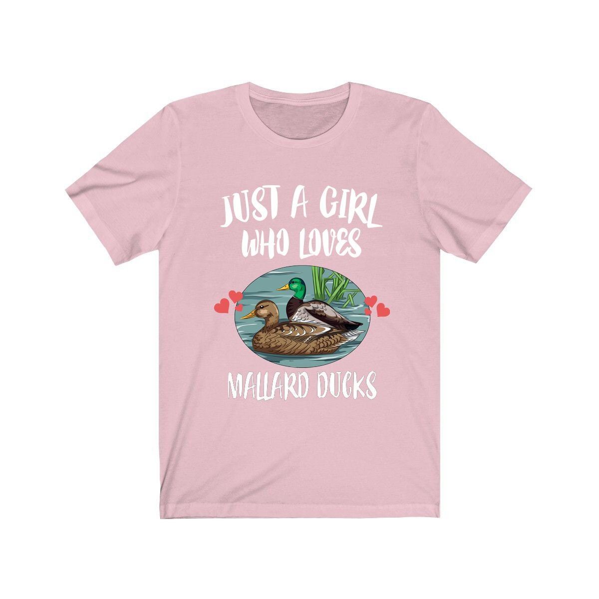 Just A Girl Who Loves Mallard Ducks Shirt, Bird Lover Shirt, Mallard Duck Shirt, Animal Lover Adult Toddler Infant Kids Gift T-Shirt Image 2