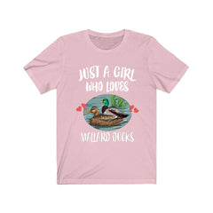 Just A Girl Who Loves Mallard Ducks Shirt - Mallard print design