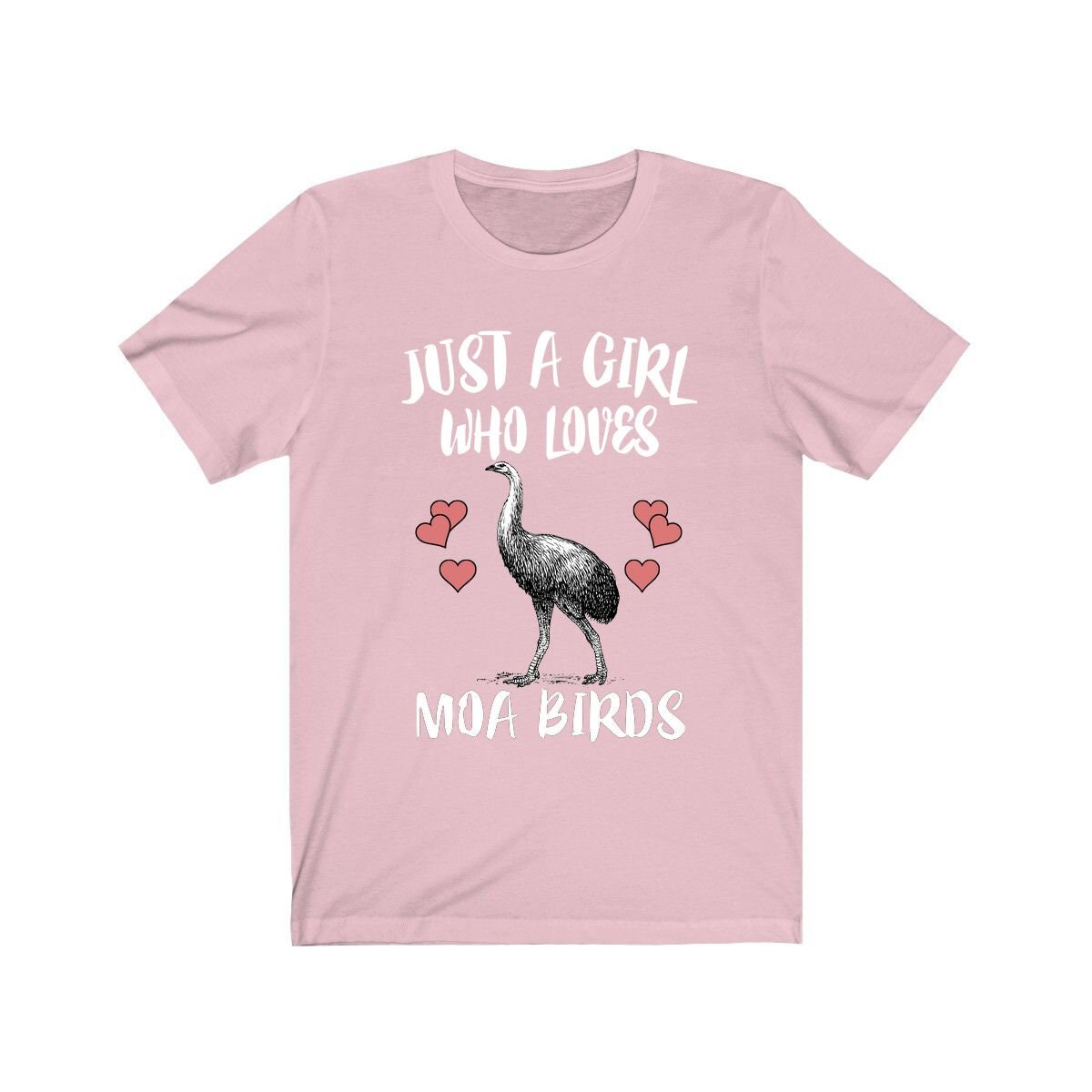 Just A Girl Who Loves Moa Birds Birding Shirt, Moa Bird Lover Shirt, Moa Bird Gift, Animal Lover Adult Toddler Infant Kids Gift T-Shirt Image 2