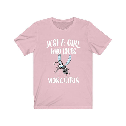 Just a girl who loves mosquitos quirky insect entomology tee