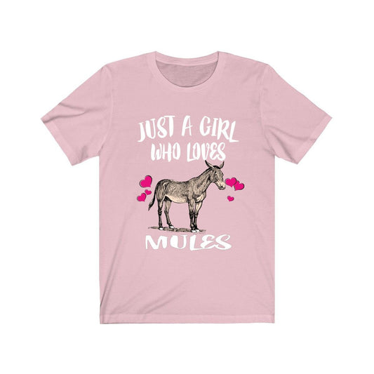 Just A Girl Who Loves Mules Shirt - mule print design