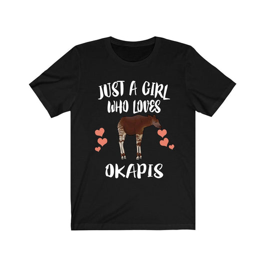 Just A Girl Who Loves Okapis Shirt - okapi print design