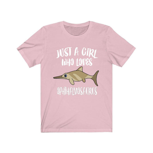Ophthalmosaurus Dinosaur T-Shirt for Girls - ophthalmosaurus print design