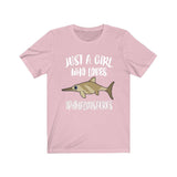 Just A Girl Who Loves Ophthalmosaurus Dinosaur Animal Lover Adult Toddler Infant Kids Gift T-Shirt Image 2