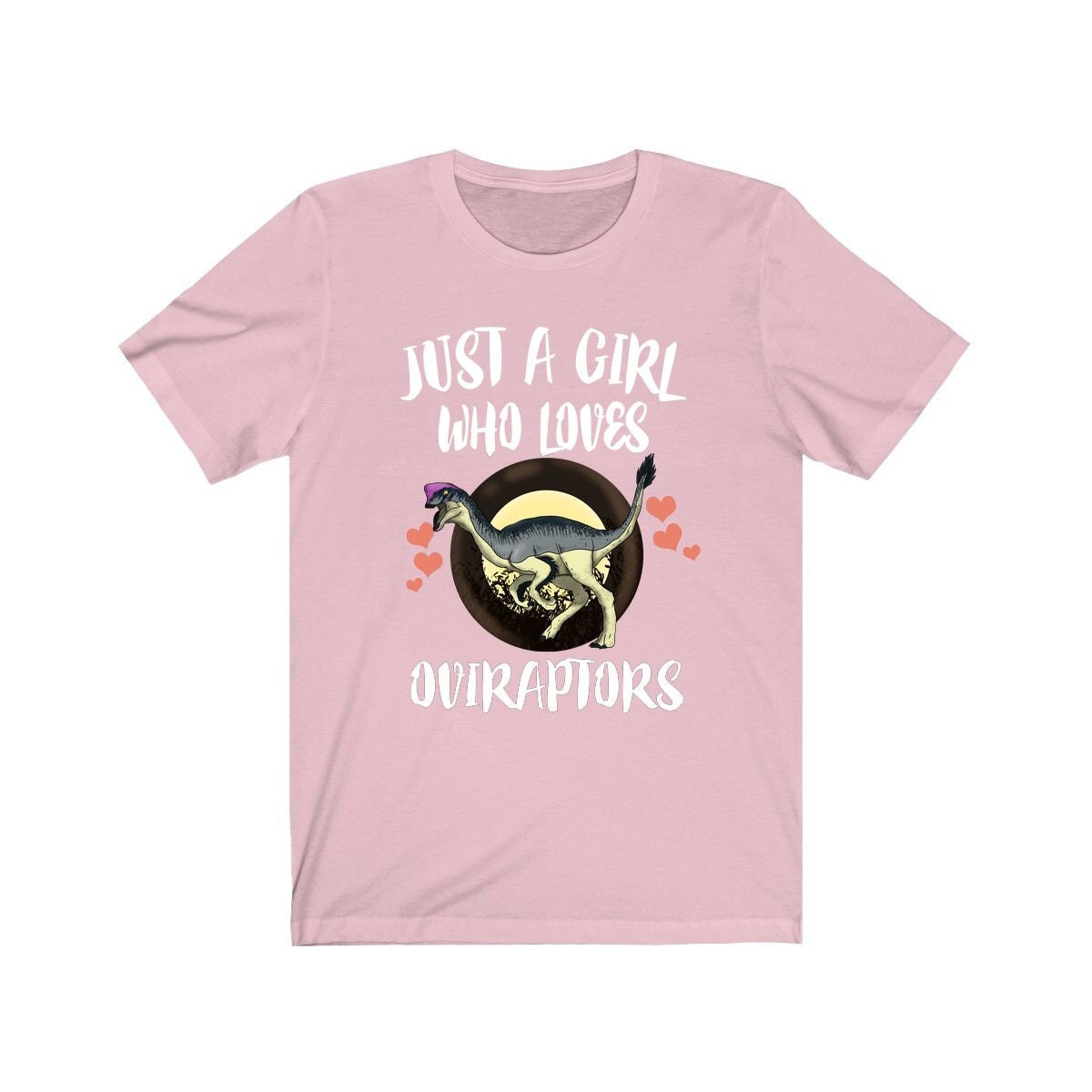 Just A Girl Who Loves Oviraptors Dinosaur Shirt, Oviraptor Lover Shirt, Dinosaur Lover Shirt, Animal Adult Toddler Infant Kids Gift T-Shirt Image 2