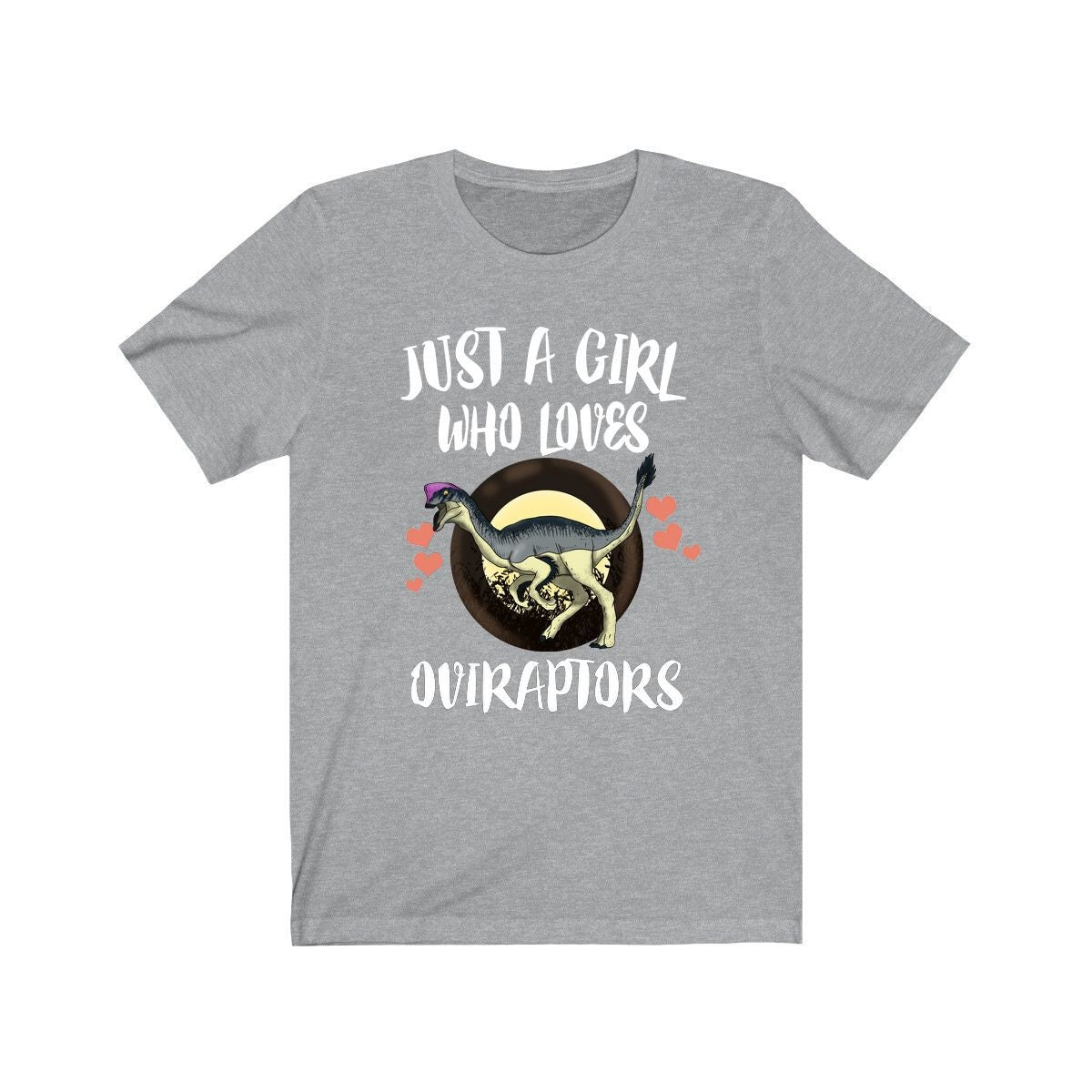Just A Girl Who Loves Oviraptors Dinosaur Shirt, Oviraptor Lover Shirt, Dinosaur Lover Shirt, Animal Adult Toddler Infant Kids Gift T-Shirt Image 3