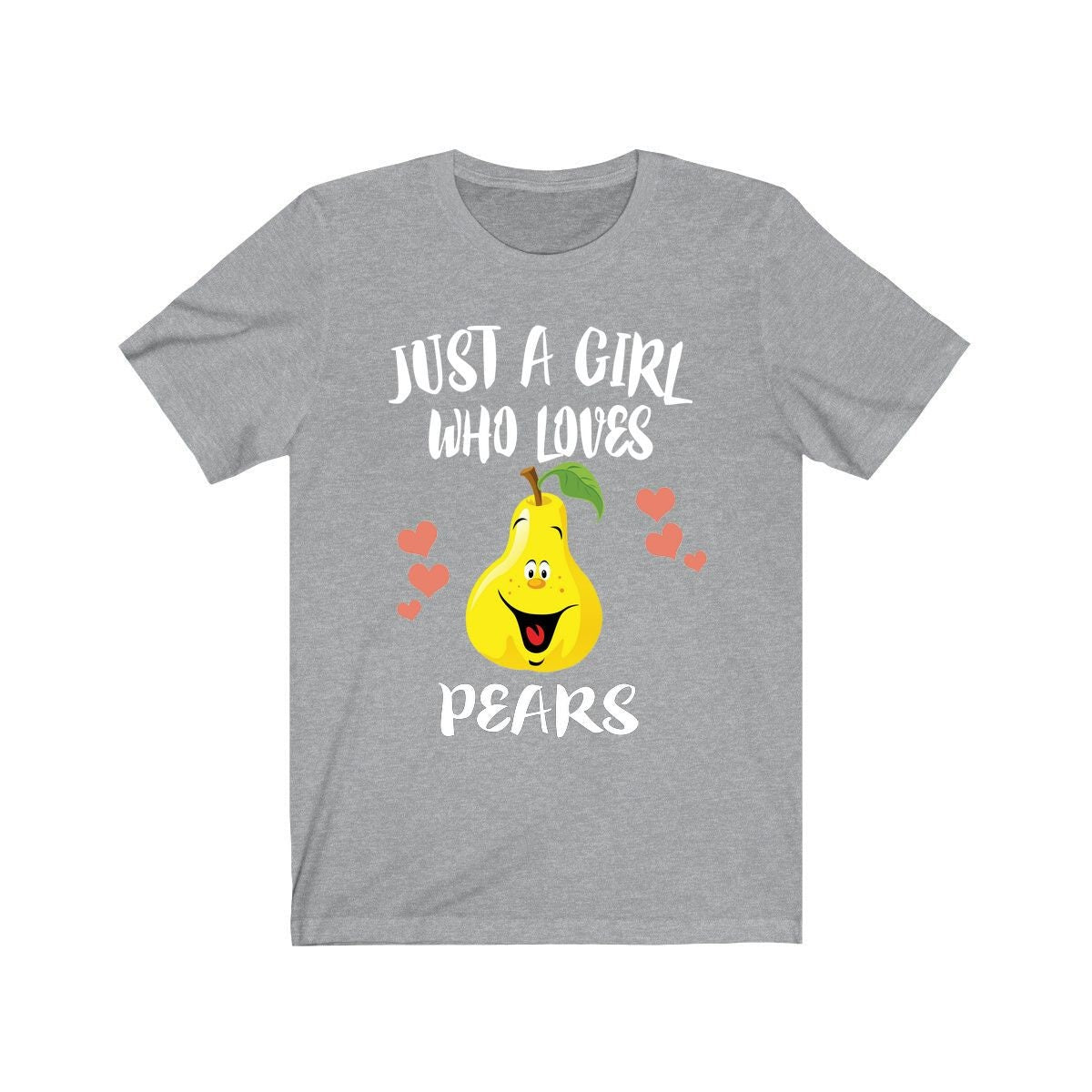 Just A Girl Who Loves Pears Fruit Shirt, Pear Lover Gift, Pear Shirt, Vegan Animal Lover Adult Toddler Infant Kids Gift T-Shirt Image 3